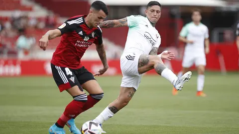 Osasuna se bate contra el Mirandés en su último partido de la pretemporada. OSASUNA