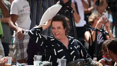 Actuación de Javier Ruz y Carlos Urroz en el ciclo Flamenco en los Balcones en el Hotel La Perla del Festival Flamenco on Fire. PABLO LASAOSA