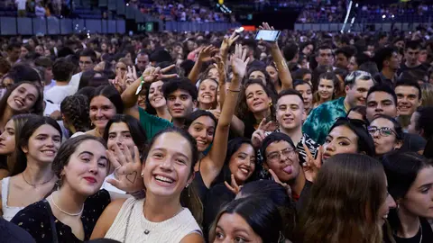 Concierto de la gira ‘Sin cantar ni afinar Tour’ de C. Tangana en el Navarra Arena de Pamplona. IÑIGO ALZUGARAY