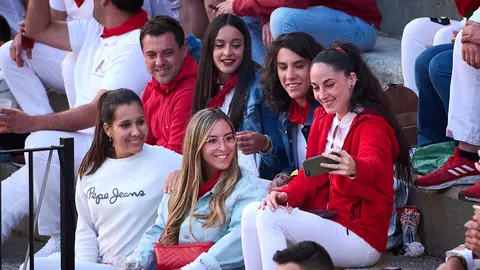 Toros de Galache para Morante de la Puebla, Emilio de Justo y Joselito Adame en el festejo conmemorativo del 175 aniversario de la plaza de toros de Corella durante sus fiestas de 2022. PABLO LASAOSA