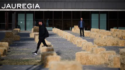 Exposiciones en las calles de Pamplona con motivo de los encuentros 1972-2022. PABLO LASAOSA