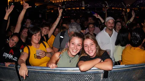 Concierto de Estopa, dentro de su gira "Fuego 2022", en el pabellón Navarra Arena de Pamplona. IÑIGO ALZUGARAY