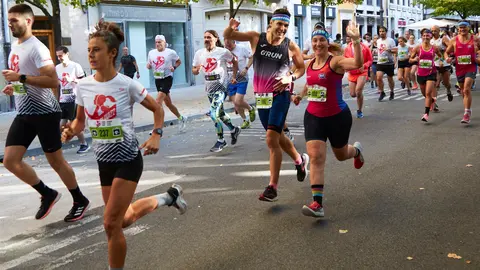 Celebración de la IX Carrera Solidaria Navarra en beneficio de ANFAS. IÑIGO ALZUGARAY