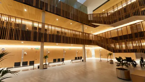 Nuevo centro de salud de Lezkairu en Pamplona. IÑIGO ALZUGARAY