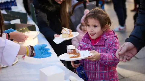 Concurso Roscón de Reyes organizado por la Asociación Cabalgata de Reyes. PABLO LASAOSA