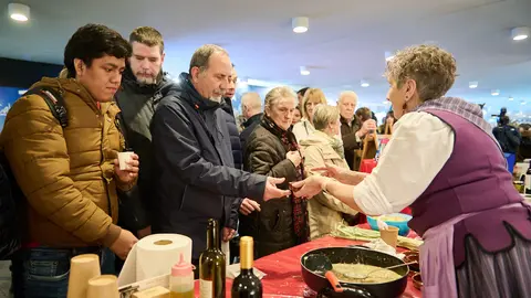 Inauguración de la 17ª edición de NAVARTUR, Feria Internacional de Turismo Reyno de Navarra que se celebra en Pamplona del 24 al 26 de febrero. PABLO LASAOSA