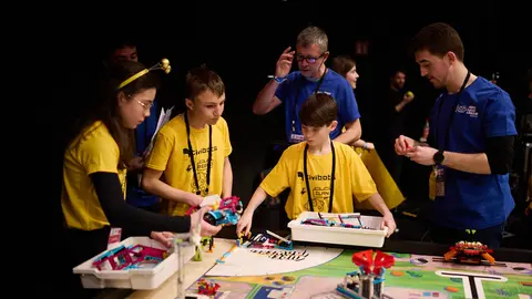 Torneo Clasificatorio FIRST LEGO League Navarra celebrado en el Colegio Salesianos de Sarriguren. PABLO LASAOSA