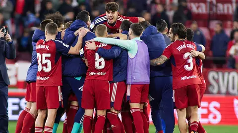 Partido entre Sevilla y Osasuna que se ha disputado este domingo en el estadio Ramon Sánchez Pizjuán.
Joaquín Corchero / AFP7 / Europa Press