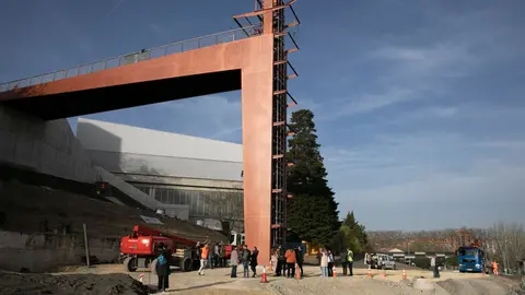 Imagen del nuevo parque de Pamplona, junto al ascensor de Trinitarios. CEDIDA