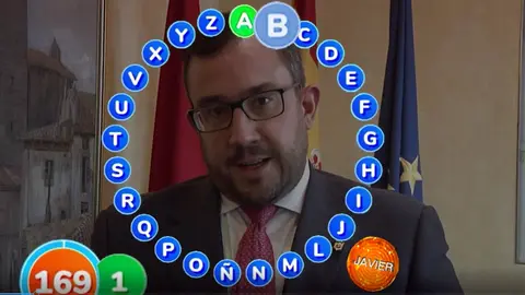 Parodia del programa Pasapalabra realizada por el movimiento asindical de la Policía Foral sobre el consejero Javier Remírez.