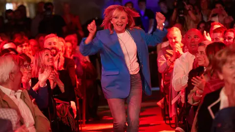 UPN presenta la lista de su candidatura al Ayuntamiento de Pamplona en las próximas elecciones municipales, con la intervención del alcalde, Enrique Maya, la candidata de UPN a la alcaldía, Cristina Ibarrola, y Javier Esparza, candidato de UPN a la presidencia del Gobierno de Navarra. IÑIGO ALZUGARAY