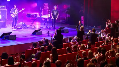 Concierto del músico argentino Andrés Calamaro dentro de su gira Tour 2023 en el sala principal de Baluarte en Pamplona, IÑIGO ALZUGARAY