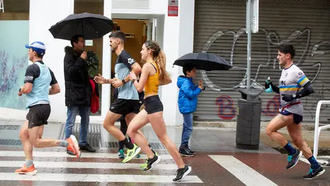Media Maratón Ciudad de Pamplona, organizada por el club Beste Iruña. IÑIGO ALZUGARAY