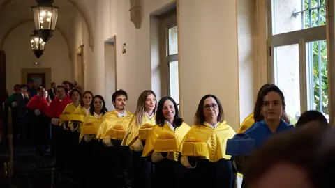 La Universidad de Navarra celebra la investidura de 176 doctores que han defendido su tesis durante el último año junio 2022- junio 2023. PABLO LASAOSA