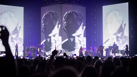 Concierto de Alejandro Sanz en el Navarra Arena de Pamplona dentro de su gira Sanz en Vivo. JASMINA AHMETSPAHIC