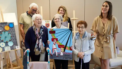 Gala de La Gran Final de Carteles De San Fermin 2023 de las residencias de mayores de Solera Asistencial. IÑIGO ALZUGARAY