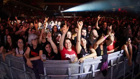 Concierto de Marea dentro de la Gira Sin riendas 2023 en el Pabellón Navarra Arena de Pamplona. IÑIGO ALZUGARAY