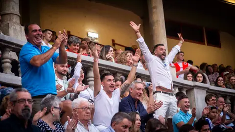 Novillada de la Feria del Toro de San Fermín 2023 con novillos de Pincha para Christian Parejo, Marcos Linares y Cristiano Torres. JASMINA AHMETSPAHIC