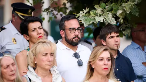 Homenaje en memoria a Francisco Casanova, organizado por Vecinos de Paz, cuando se cumplen 23 años de su asesinato por ETA. PABLO LASAOSA