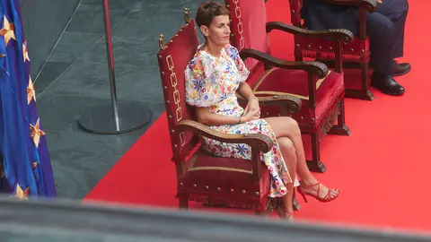 Acto de toma de posesión de María Chivite como presidenta del Gobierno de Navarra. IÑIGO ALZUGARAY