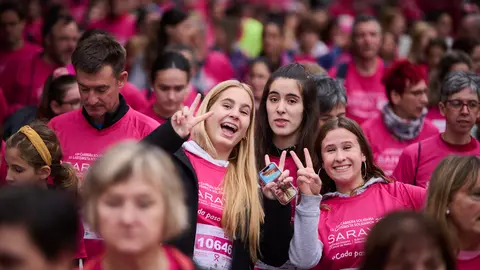 12 edición de la carrera solidaria de Saray por las calles de Pamplona. PABLO LASAOSA