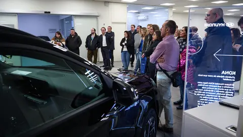 Presentación del nuevo Hyundai Kona en el concesionario Automóviles Zaray en la Avenida Zaragoza nº 84. PABLO LASAOSA