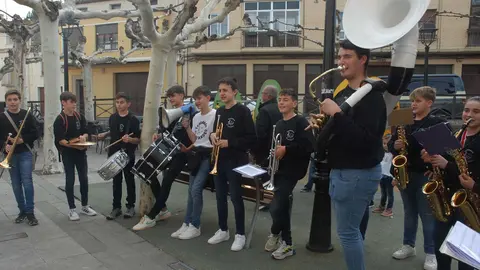 Las agrupaciones musicales de Caparroso han celebrado este fin de semana la festividad de Santa Cecilia. AMAYA LUQUI (1)