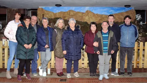 El Belén de Caparroso, en los porches del Ayuntamiento. AMAYA LUQUI (13)