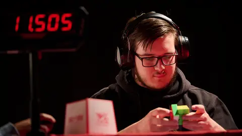 Final del Campeonato VIII Iruña Open del cubo de Rubik. PABLO LASAOSA