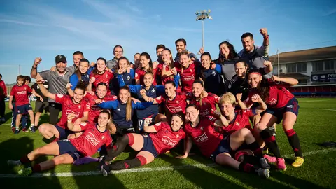 Osasuna Femenino se enfrenta al Alhama Murcia en Tajonar. PABLO LASAOSA
