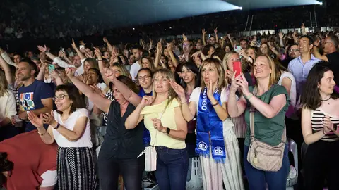 Concierto de David Bisbal en el Pabellón Navarra Arena dentro de su gira "Tour Volaré 2024". IÑIGO ALZUGARAY