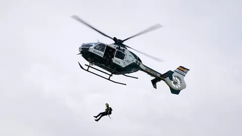 La Guardia Civil de Navarra celebra la I Jornada de Seguridad en la Montaña con la presencia del Grupo de Rescate e Intervención en Montaña GREIM. PABLO LASAOSA