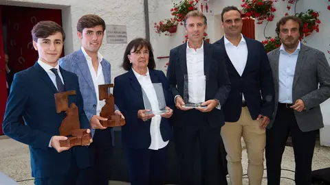 Entrega de los Premios Ciudadela en el patio de caballos de la plaza de toros de Pamplona. IÑIGO ALZUGARAY