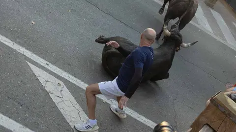 Tercer encierro de Tudela, con toros de José Luis Cuartero de Pradilla de Ebro. Maite H. Mateo-09