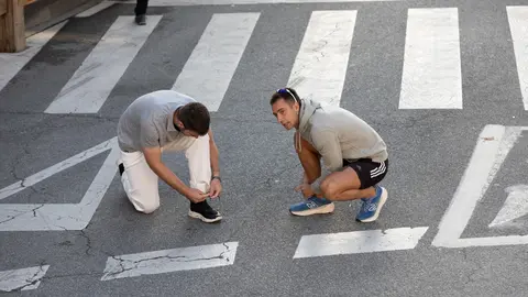 Tercer  encierro de Tafalla con toros de la ganadería Reta. de Casta Navarra. Maite H.Mateo-07