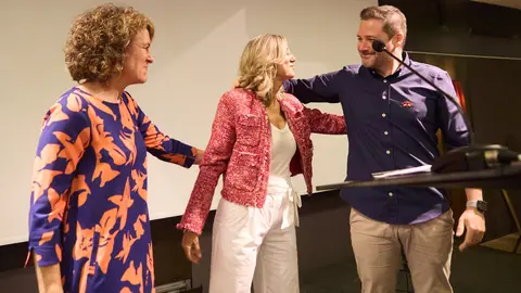 UPN celebra el acto de apertura del nuevo curso político, con la intervención de la presidenta de la formación regionalista, Cristina Ibarrola, para referirse a los retos que afronta Navarra y las líneas de actuación del partido en los próximos meses. IÑIGO ALZUGARAY