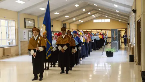 La Universidad Pública de Navarra (UPNA) celebra el acto solemne de apertura del curso académico 2024-25. IÑIGO ALZUGARAY