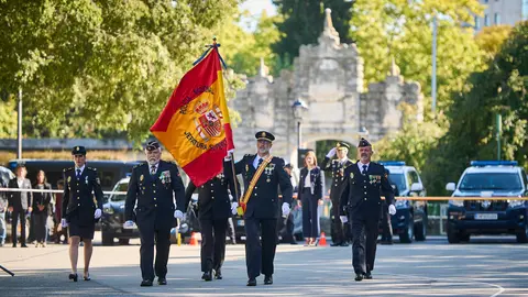 La Jefatura Superior de Policía de Navarra conmemora el día de los Santos Ángeles Custodios, patronos del Cuerpo Nacional de Policía. PABLO LASAOSA
