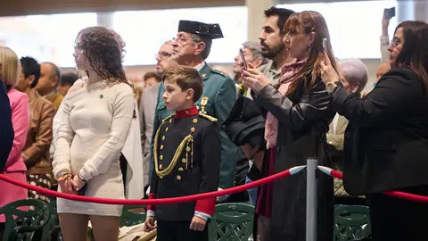 La Guardia Civil de Navarra celebra la festividad de su patrona la virgen del Pilar. PABLO LASAOSA