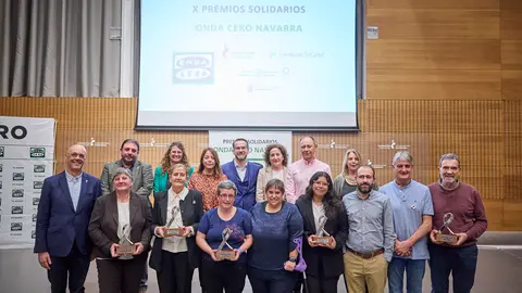Acto de entrega del X Aniversario de los Premios Solidarios de Onda Cero Navarra. PABLO LASAOSA