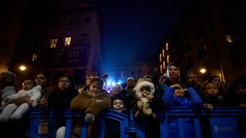 Encendido de las luces de Navidad de Pamplona 2024. PABLO LASAOSA