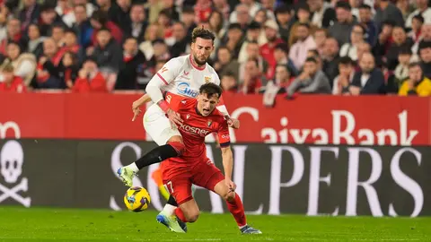 Partido Sevilla - Osasuna en el Ramón Sánchez Pizjuán.