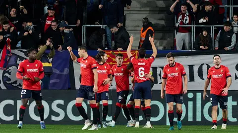 Partido de La Liga EA Sports entre CA Osasuna y Athletic Club disputado en el estadio de El Sadar en Pamplona. IÑIGO ALZUGARAY