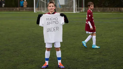 Segunda jornada de la fase de grupos del XLII Torneo Interescolar de Osasuna en categoría alevín mixto disputado en las instalaciones de Tajonar. IÑIGO ALZUGARAY