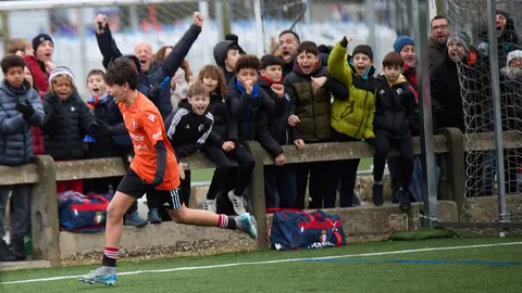 Semifinales del XLII Torneo Interescolar de Osasuna en categoría alevín mixto disputado en las instalaciones de Tajonar. IÑIGO ALZUGARAY