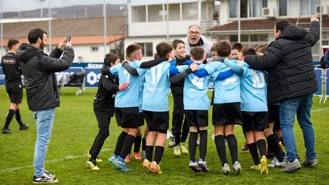 Final del XLII Torneo Interescolar de Osasuna en categoría alevín mixto disputado en las instalaciones de Tajonar. IÑIGO ALZUGARAY