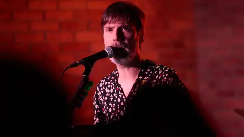 Concierto de presentación del nuevo álbum de la banda pamplonesa Belcos, en la sala Zentral de Pamplona. IÑIGO ALZUGARAY