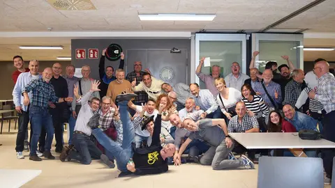 Torneo de mus en las instalaciones del club Oberena. Cedida.