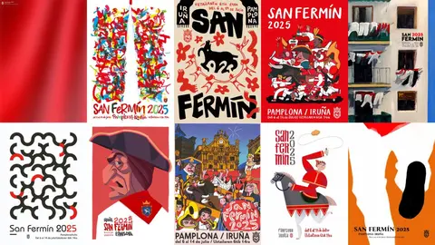 Carteles de San Fermín 2025.