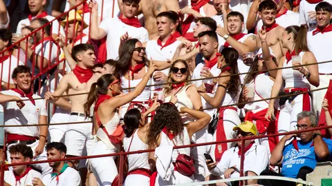 Segunda corrida de la Feria del Toro de San Fermín 2025 con toros de Cebada Gago para Antonio Ferrera, Pepe Moral y Román. IÑIGO ALZUGARAY